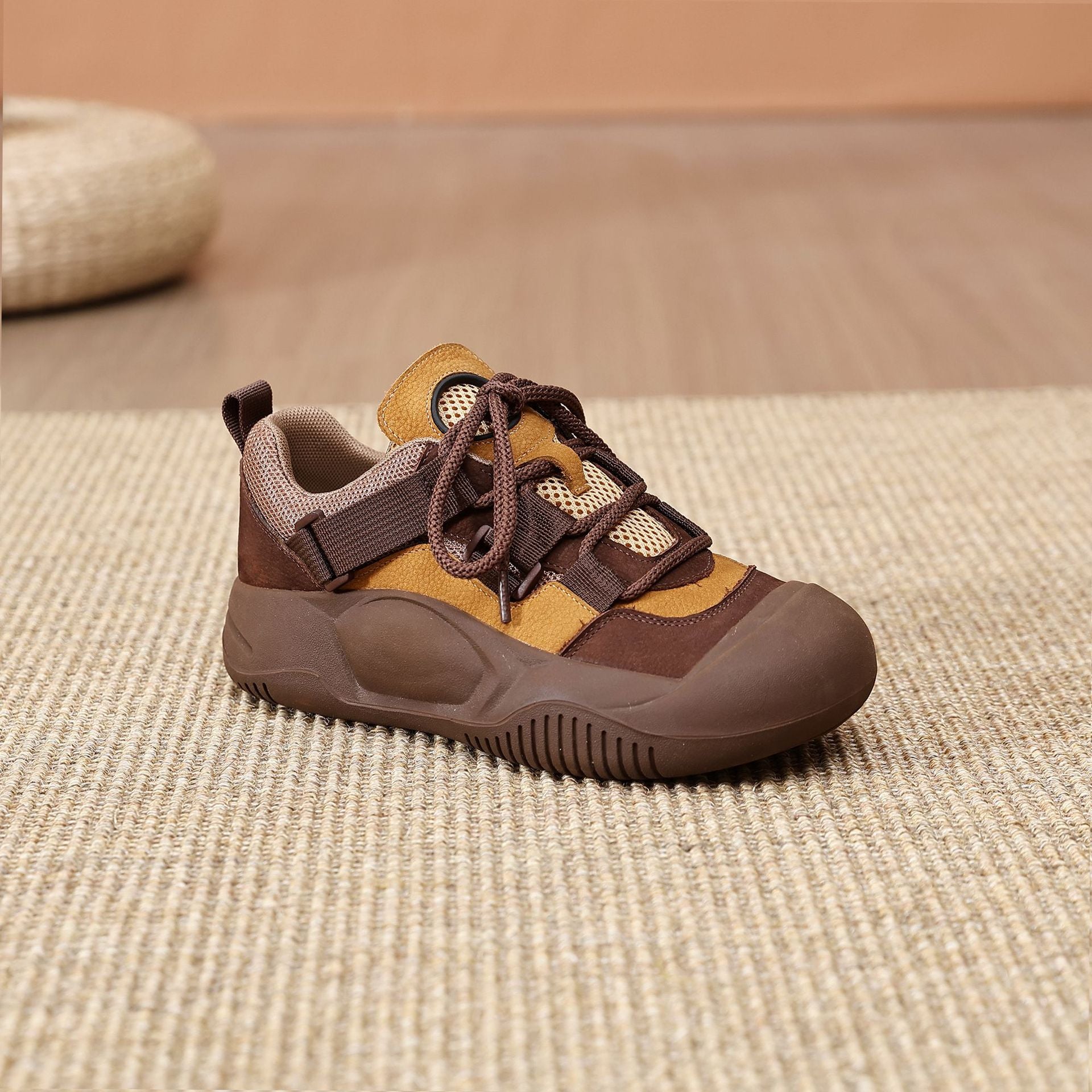 Wholesale 2023 Casual Thick Sole Increased Synthetic Leather Sports Running Shoes